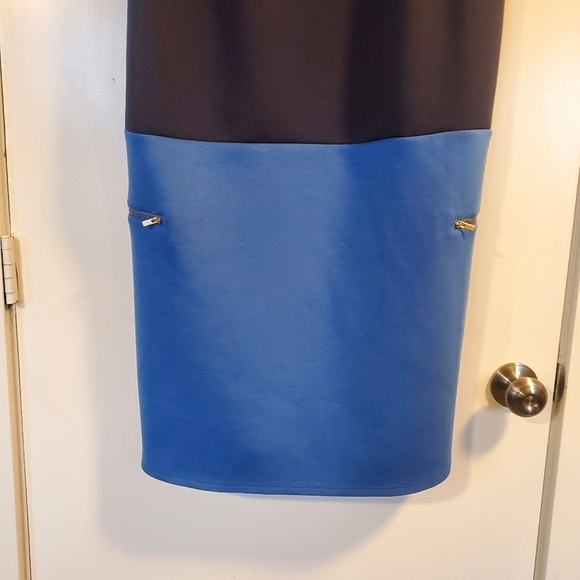 Merona Two-Tone Colorblock Midi Dress - Picture 6 of 10